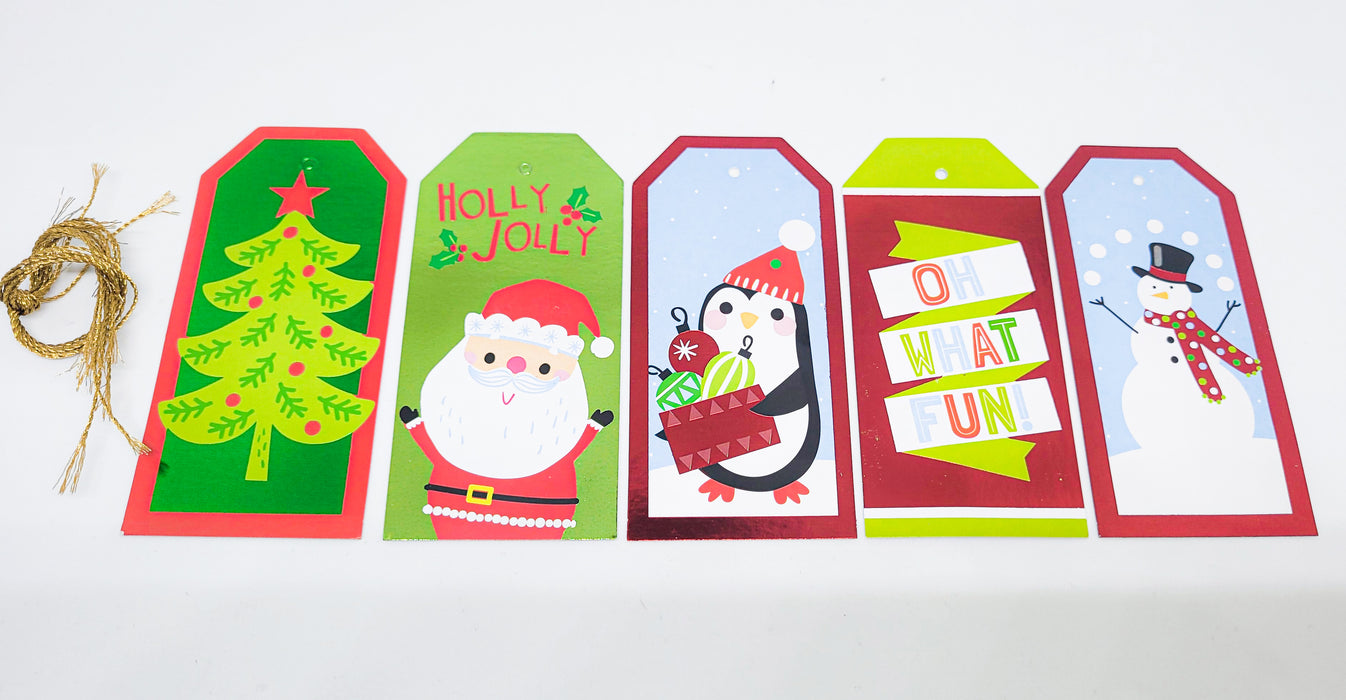 Christmas Gift Tags Santa (Pack of 5) 1