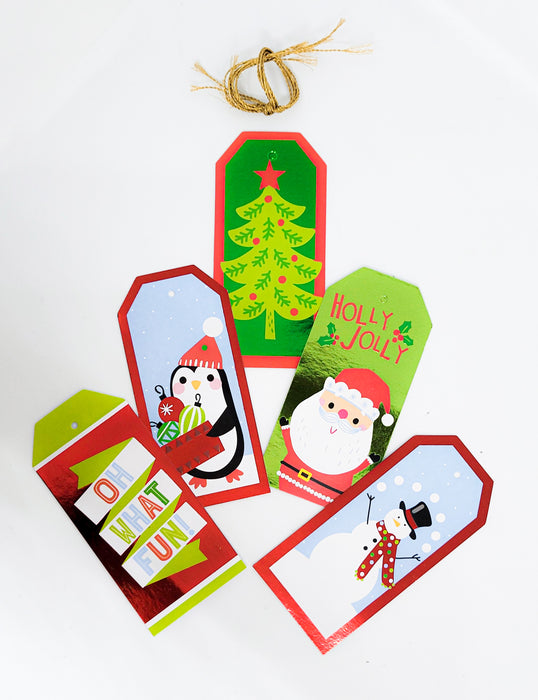 Christmas Gift Tags Santa (Pack of 5) 1