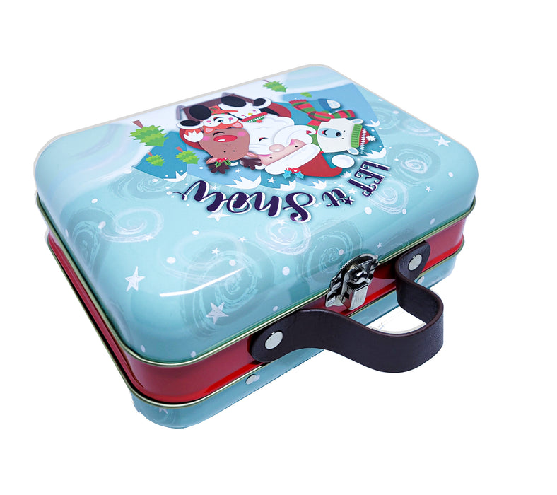 Christmas Tin  Suitcase - Personalised