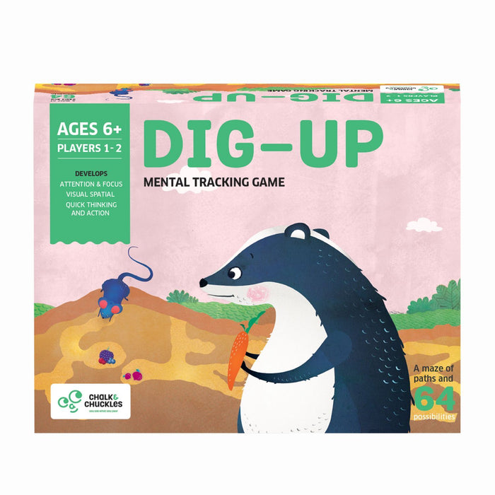 Dig Up - Brain Exercise Game for Kids with flipping boards