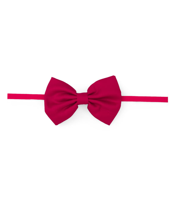 Set Of Two Bow Headbands - Red