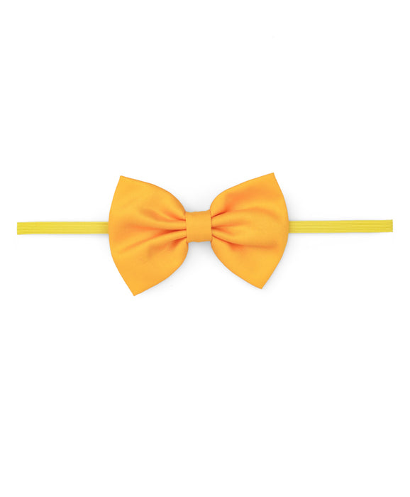 Set Of Two Bow Headbands - Yellow