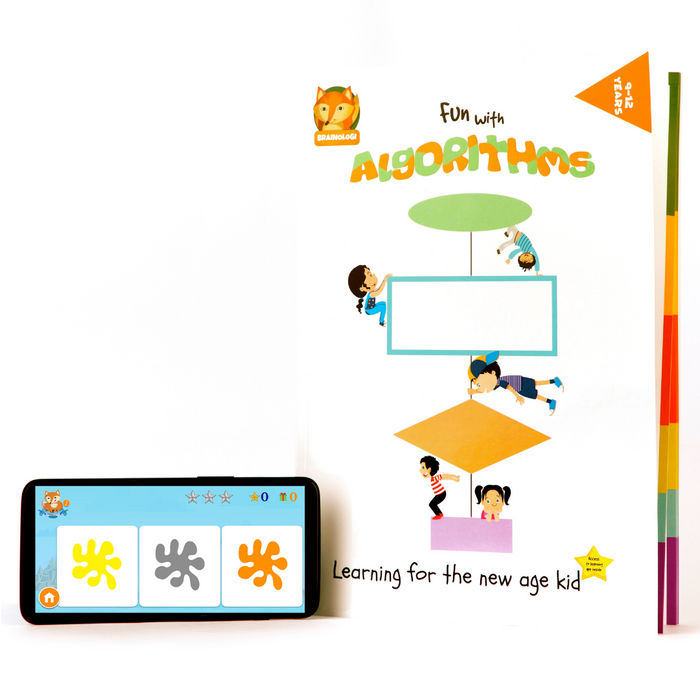 Fun With Algorithms Activity Book & Android App | Learn The Basic Concepts Of Algorithm & Problem Solving | For 9-12 Year Olds
