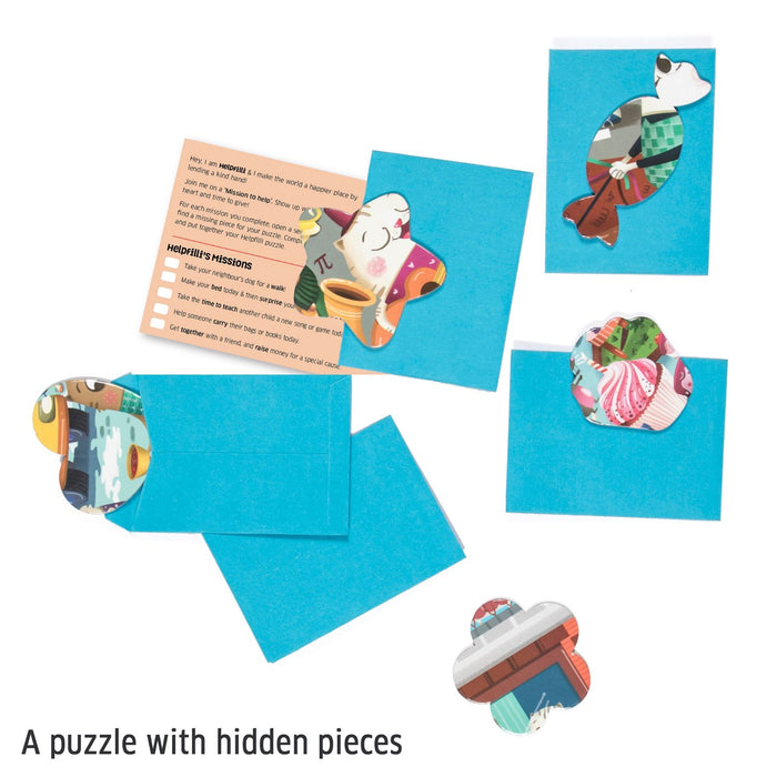 Helpfilli Puzzle (Making Kindness Easy) - 100 Piece Jigsaw Puzzle