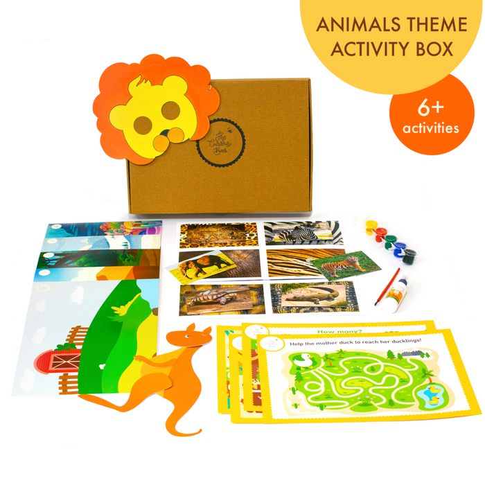 Little Explorer's Combo Activity Boxes Pack: Learn all about Land & Sea Animals
