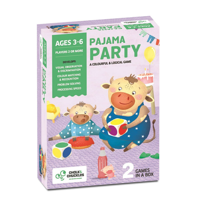Pajama Party - Preschooler Colour Matching Game and Critical Thinking Game