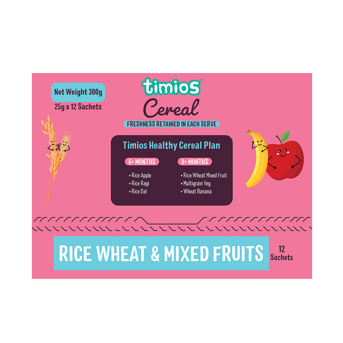Milk Based Baby Cereal - Rice Wheat Mixed Fruit