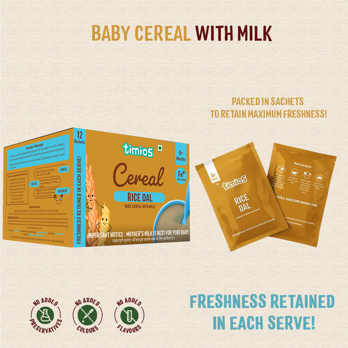 Milk Based Baby Cereal - Rice Dal