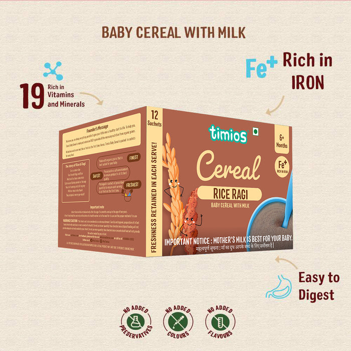 Milk Based Baby Cereal - Rice Ragi