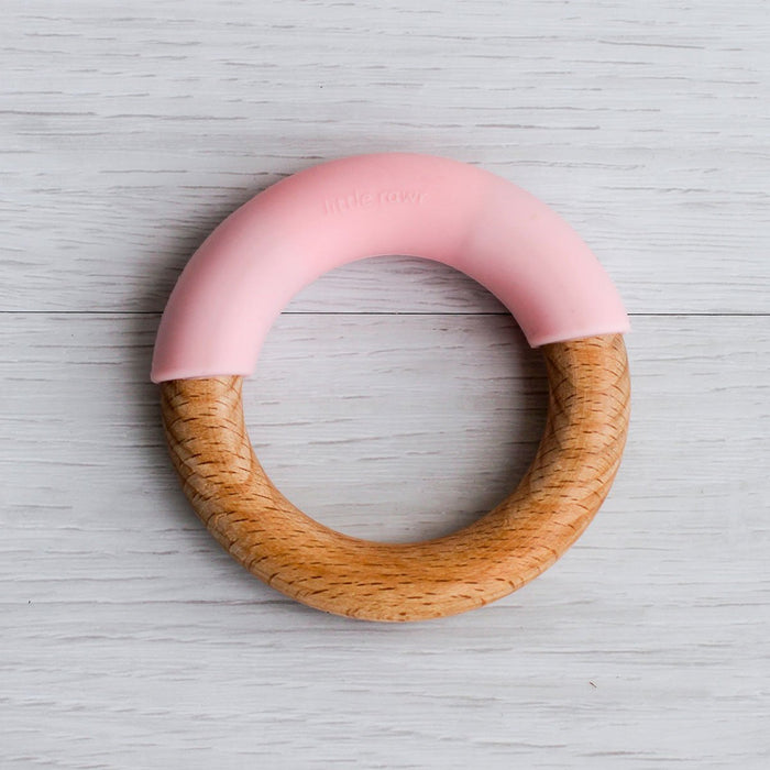 Little Rawr Wood + Silicone Simple Ring - RABBIT