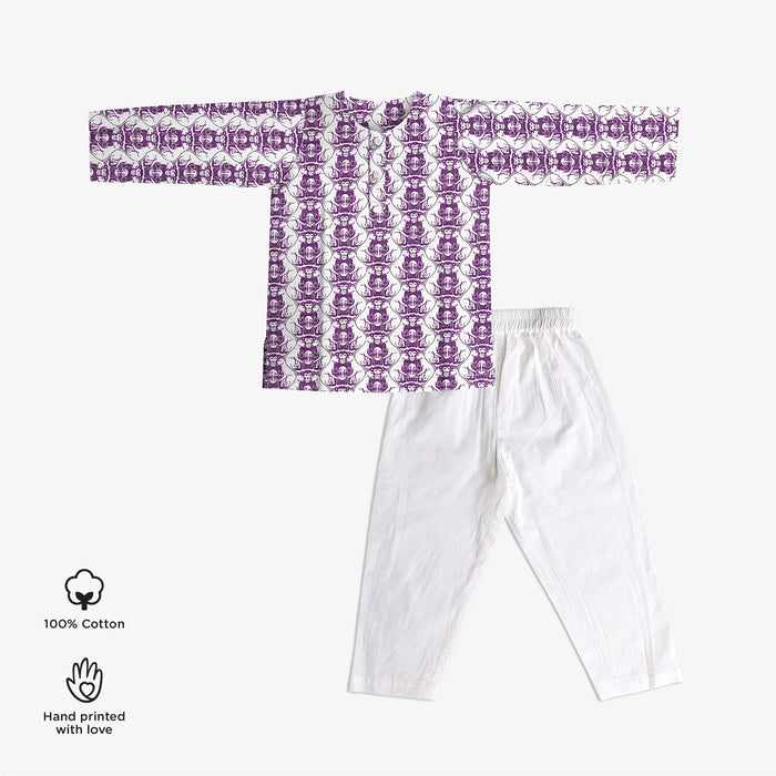 Cotton Printed Kurta & Pyjama Set