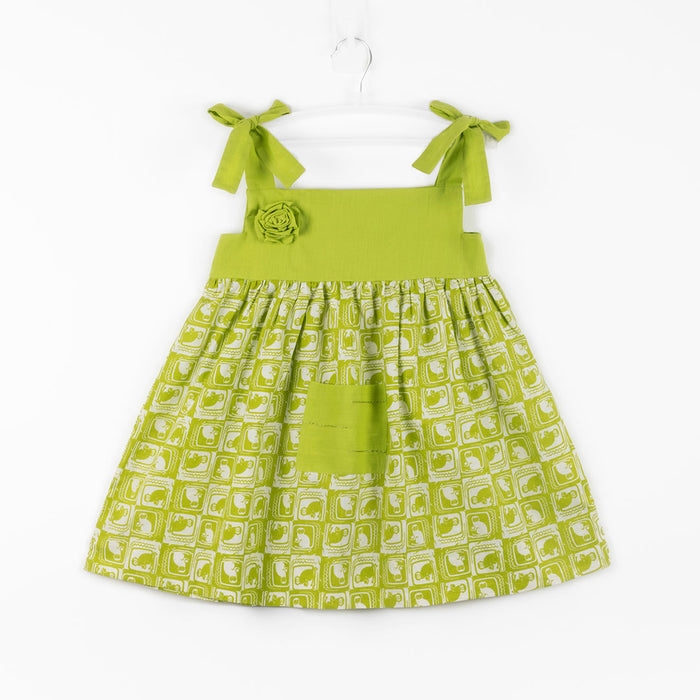 Bow Gathered Frock