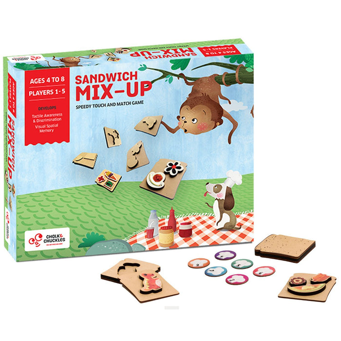 Sandwich Mix Up - Speedy Tactile Shape Recognition Game