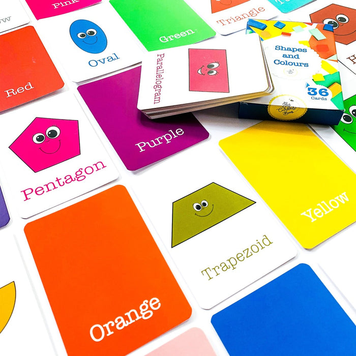 Shapes and Colours Flash Cards