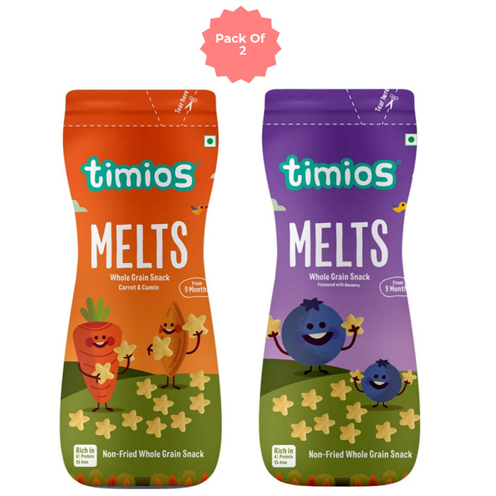 Melts - Carrot & Cumin and Blueberry