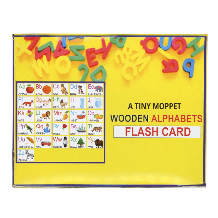 Wooden Alphabets Flash card