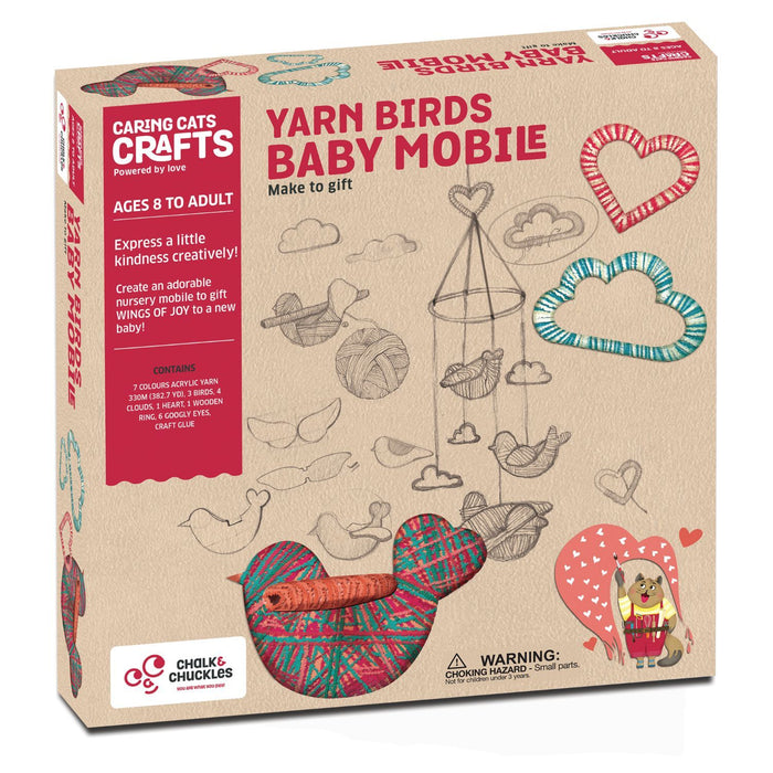 Yarn Birds Baby Mobile (Make A Gift)