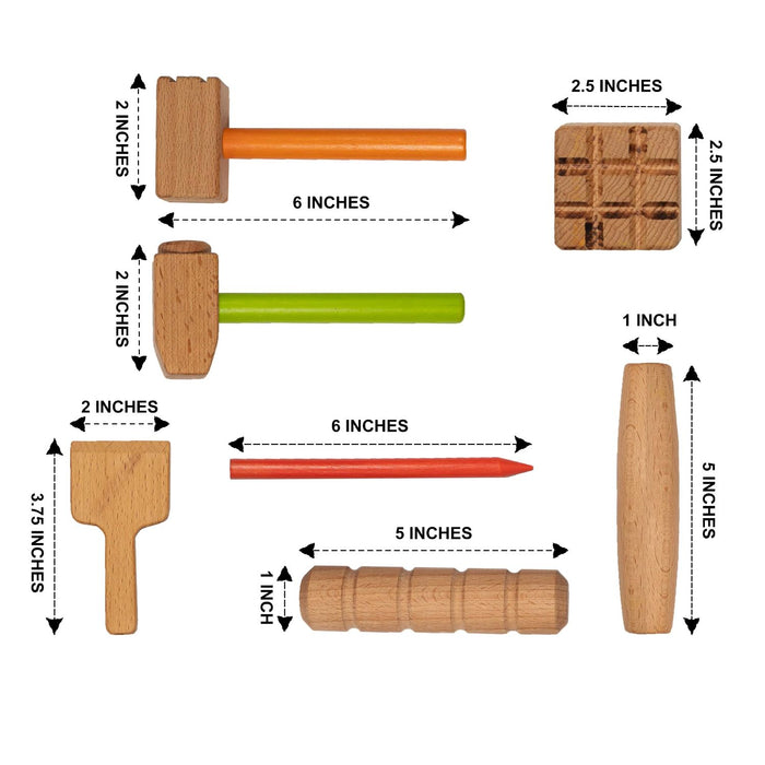 Wooden Stamping Kit