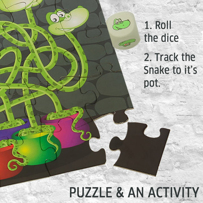 Moody Snakes - Puzzle 40 Piece Jigsaw Puzzles  (Pack Of 5)