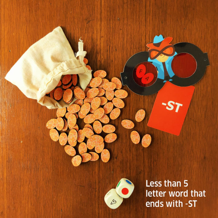Super Word Spy - Speedy Card Game Of Word Play
