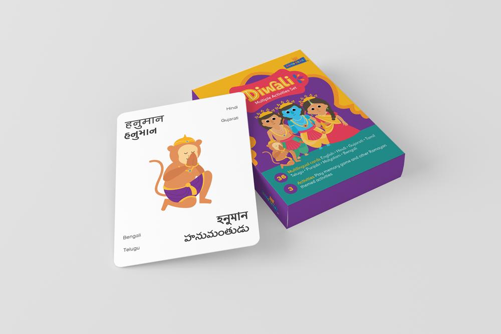 Diwali - Multiple Activities set (Multilingual Memory Game)