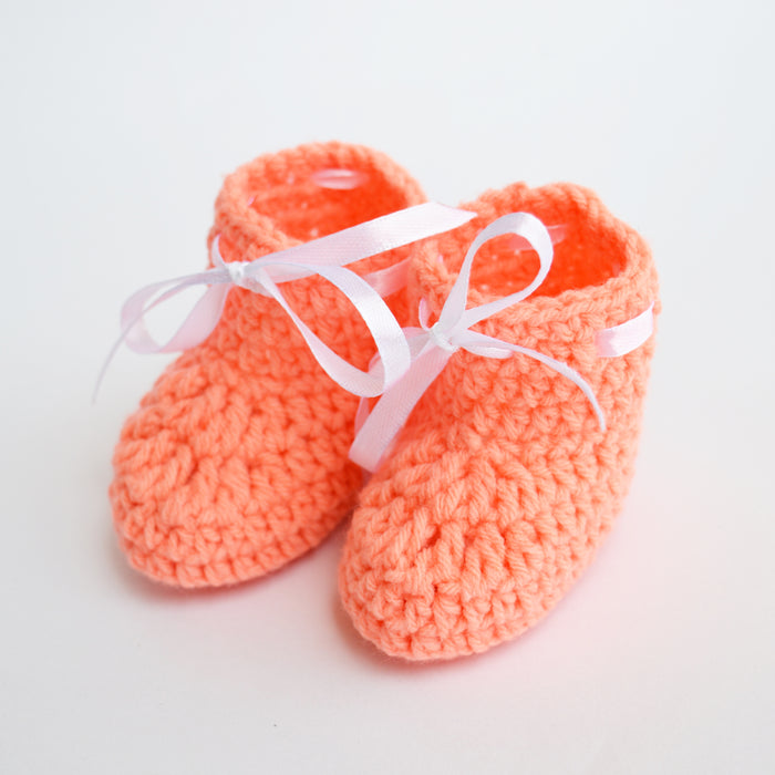 Crochet Baby Booties Set of 2-5