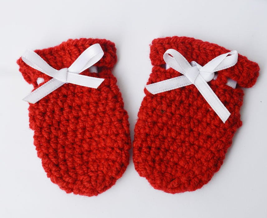 Crochet Booties and Mittens combo-1