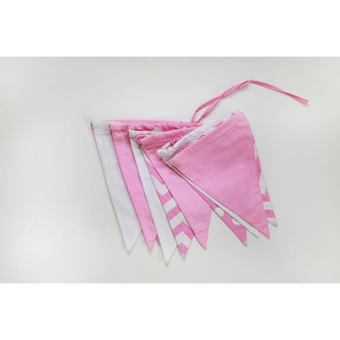 Cloth Bunting  - Pink