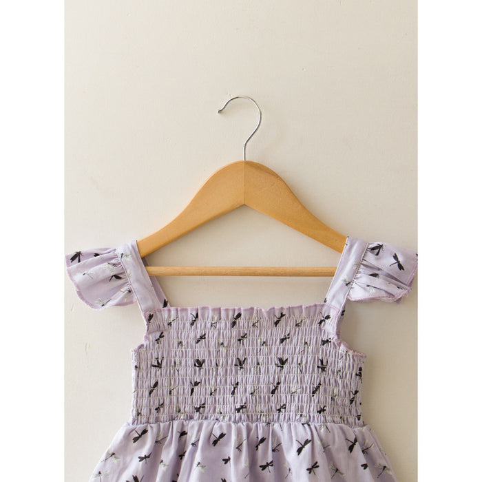 Carrie Dragonfly Dress - Lavender