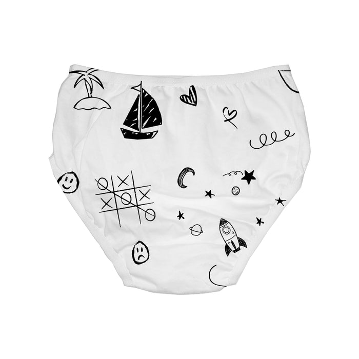 Doodle Art - Girl Underwear