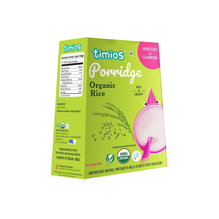 Organic Ragi Porridge and Organic Rice Porridge