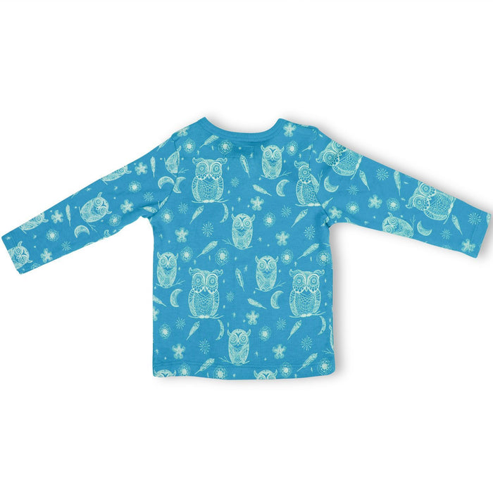 Full Sleeve T-Shirt + Pockets - Hoot Hoot Owl