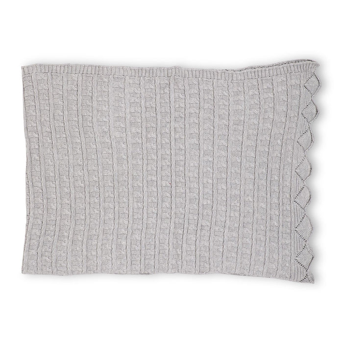 Knit Blanket - Grey