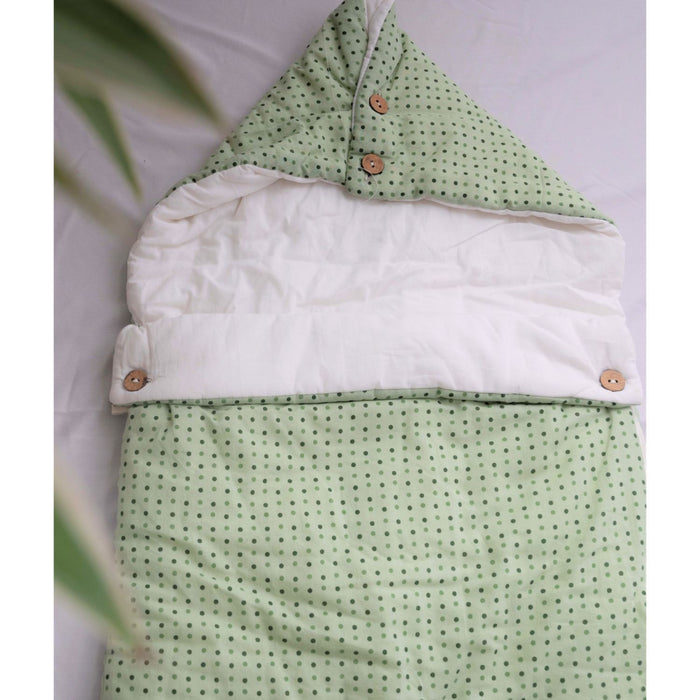 Green Polka - Sleeping Bag