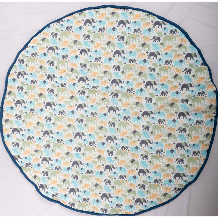 Jungle Elephant - Quilted Play Mat