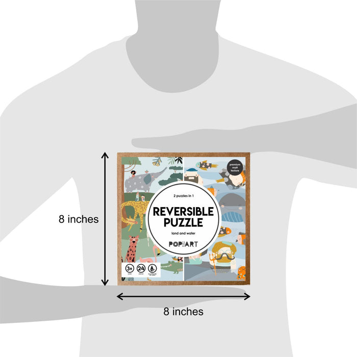 Reversible Puzzle - Land And Water