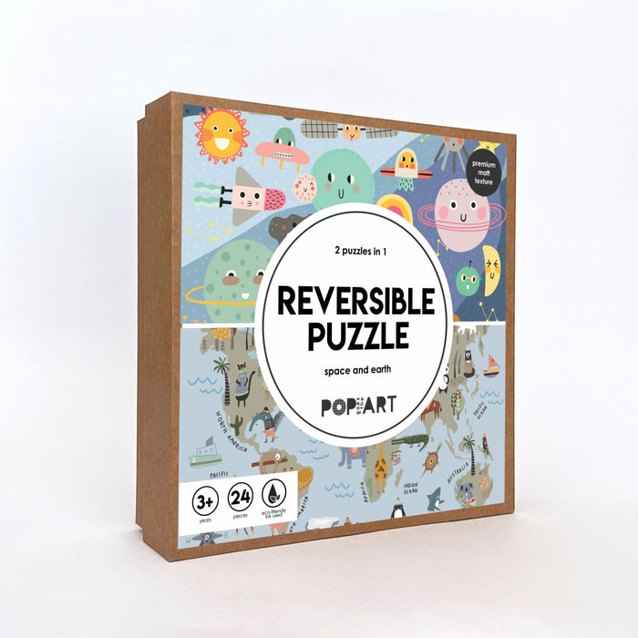 Reversible Puzzle - Space And Earth