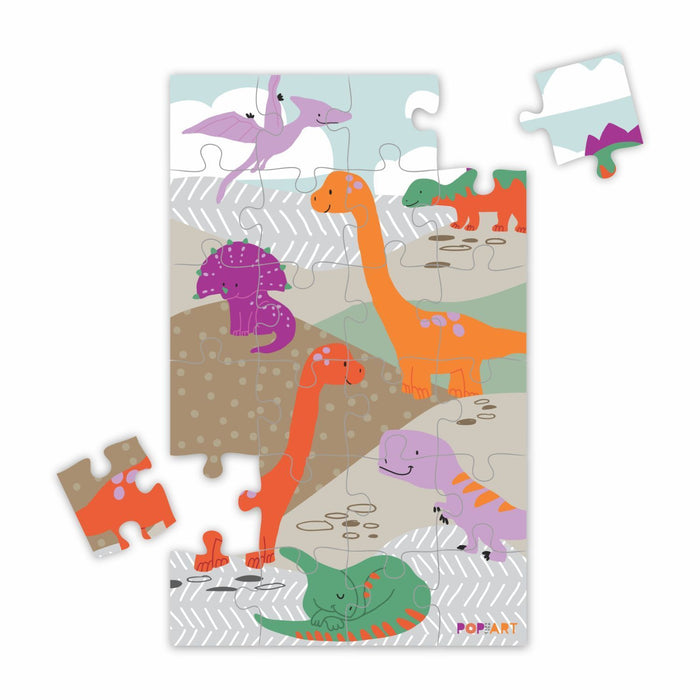 Reversible Puzzle - Unicorns And Dinosaurs