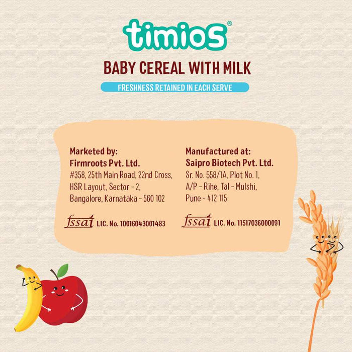 Milk Based Baby Cereal - Rice Apple