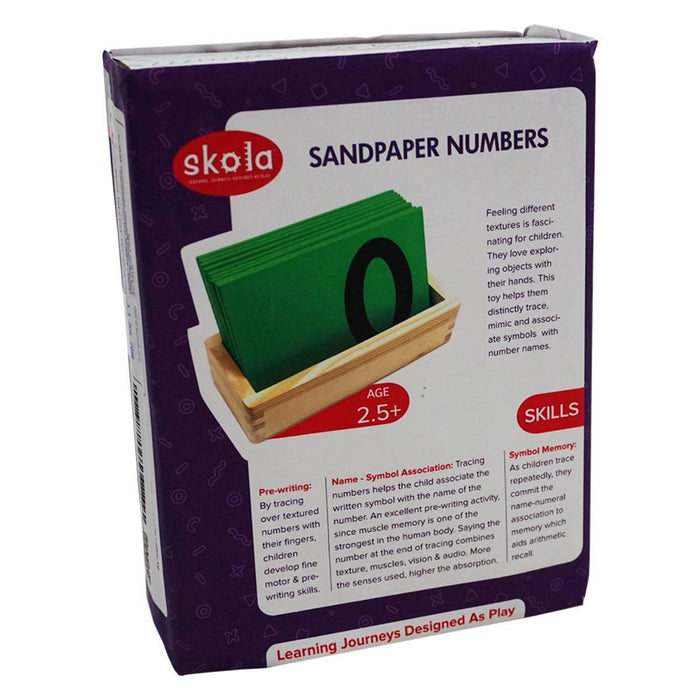 Sandpaper Tracing Numbers